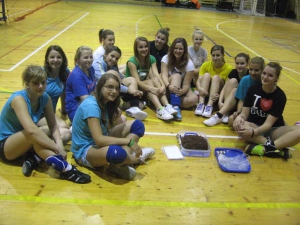 Kadetky si užily odměnu za vítězství...