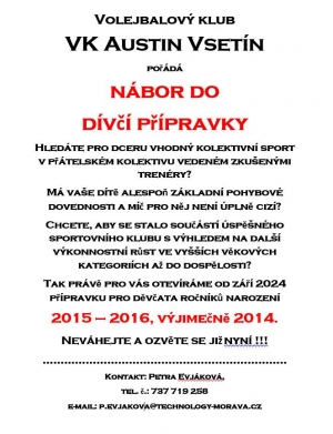 Nábor do přípravky :)